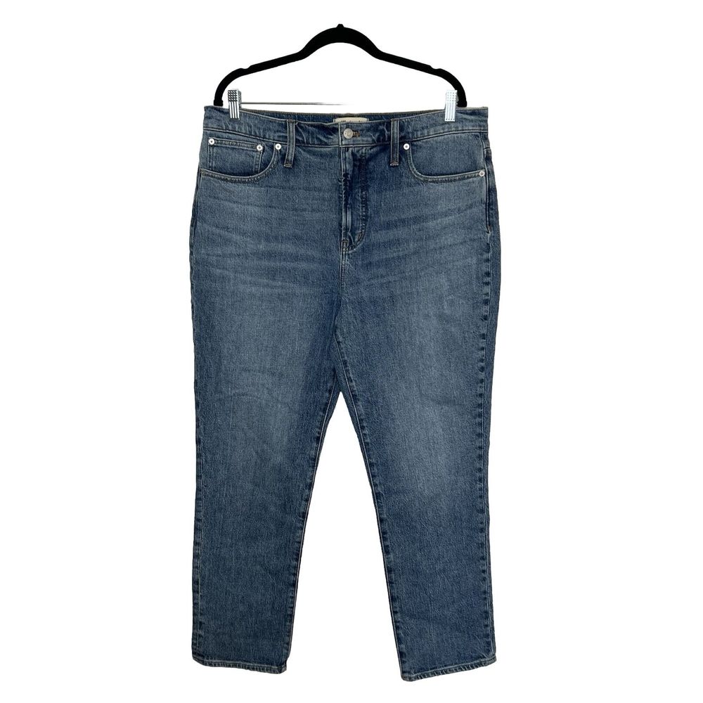 Madewell Jeans Women's 31 Blue Denim The Perfect Vintage Jean Straight Leg - Picture 2 of 11